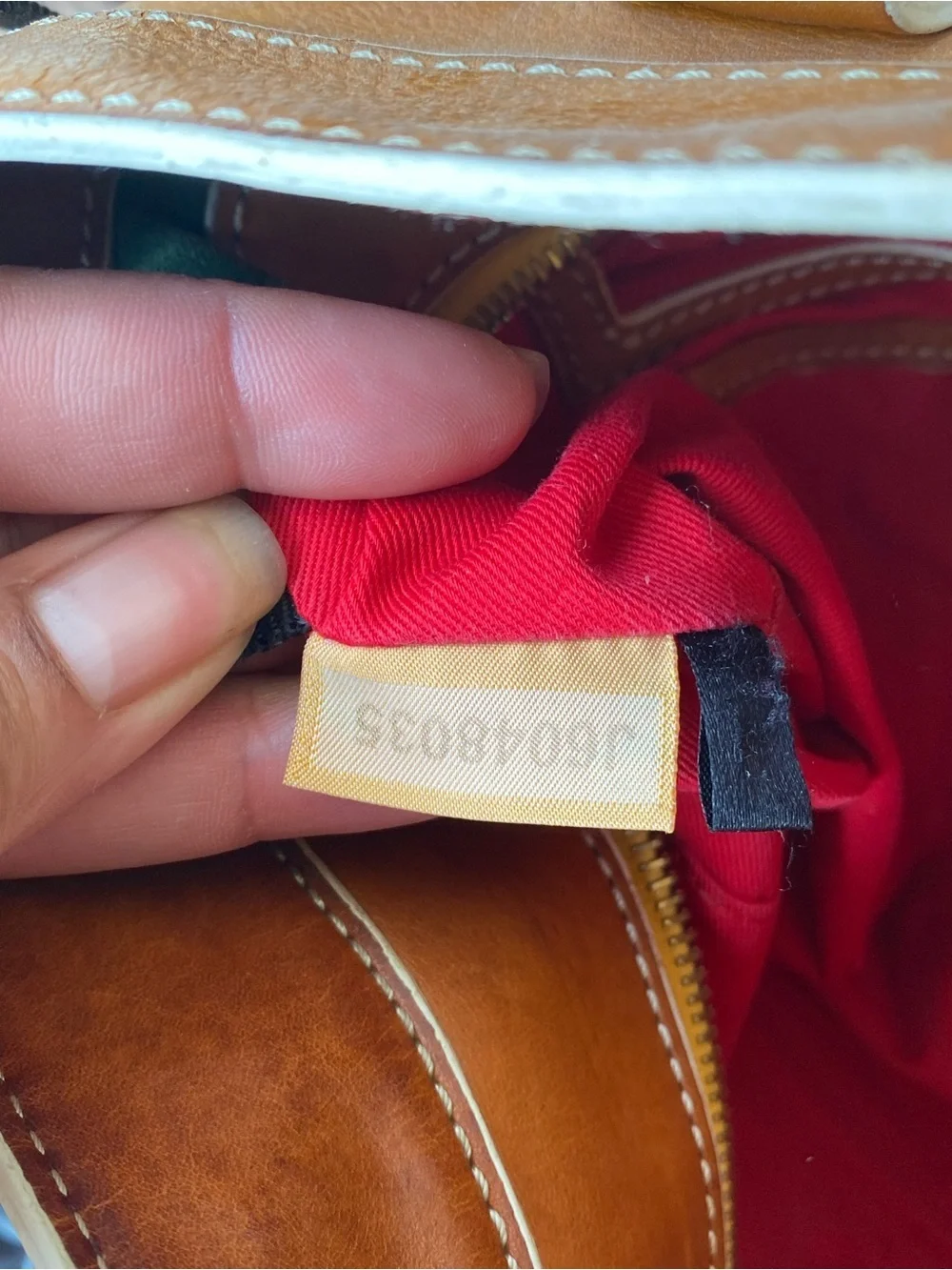 Vintage Dooney&Bourke Florentino Edge Shopper in English Tan